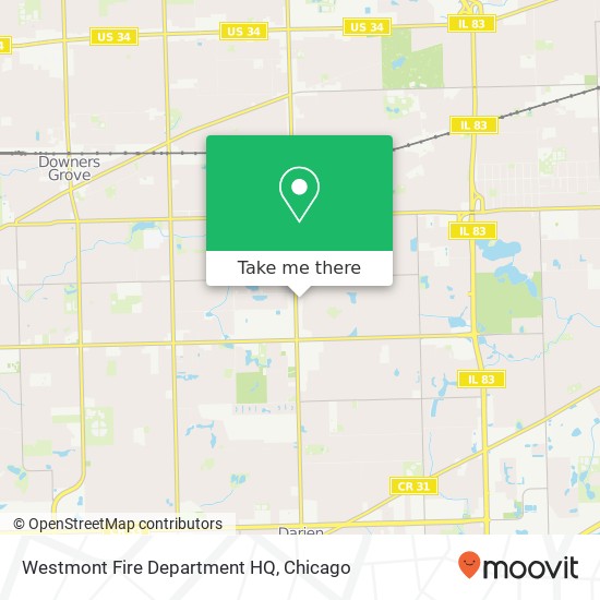 Mapa de Westmont Fire Department HQ