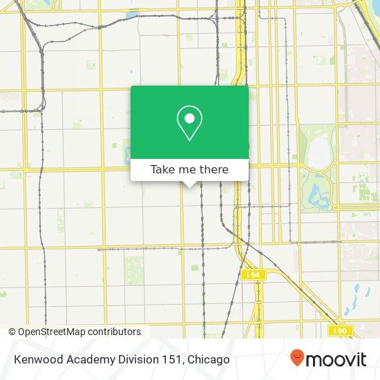 Kenwood Academy Division 151 map