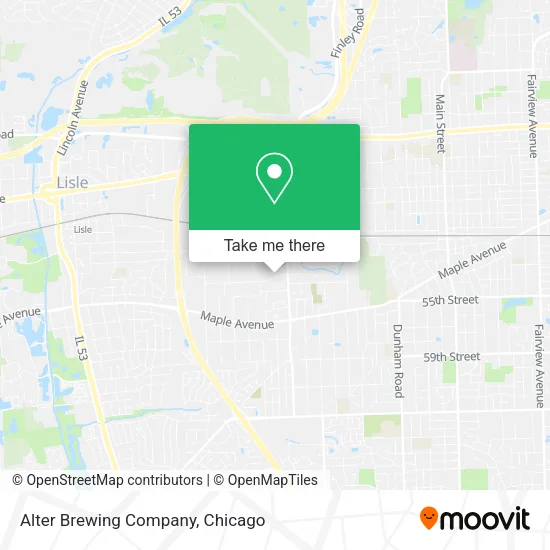 Mapa de Alter Brewing Company