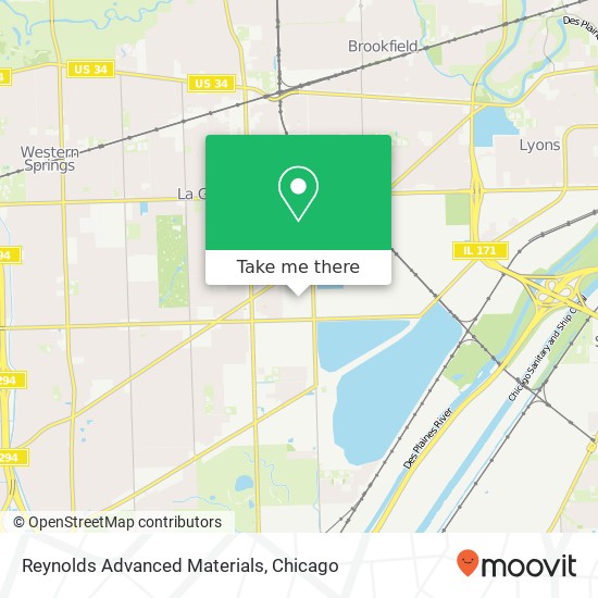 Reynolds Advanced Materials map