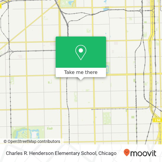 Charles R. Henderson Elementary School map