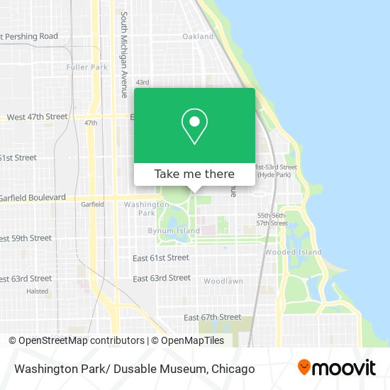 Washington Park/ Dusable Museum map