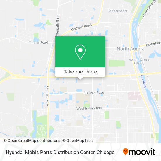 Mapa de Hyundai Mobis Parts Distribution Center