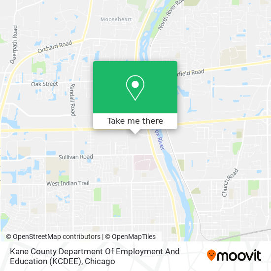 Mapa de Kane County Department Of Employment And Education (KCDEE)