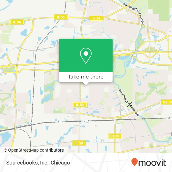 Sourcebooks, Inc. map