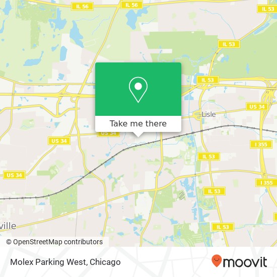 Mapa de Molex Parking West