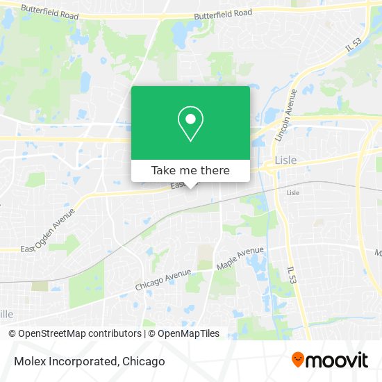 Molex Incorporated map
