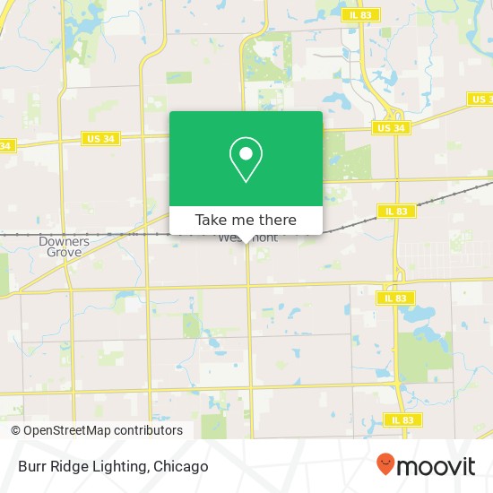Burr Ridge Lighting map