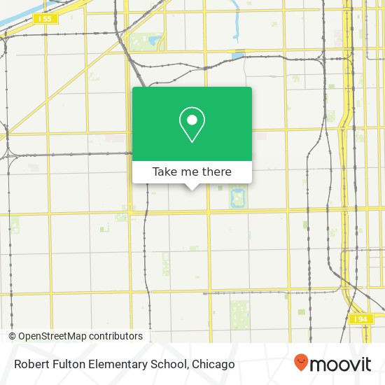 Robert Fulton Elementary School map