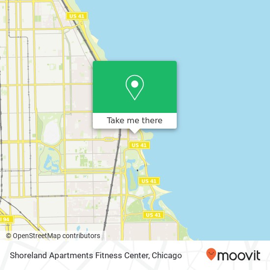 Shoreland Apartments Fitness Center map