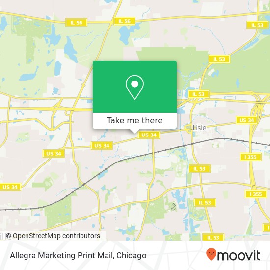 Allegra Marketing Print Mail map