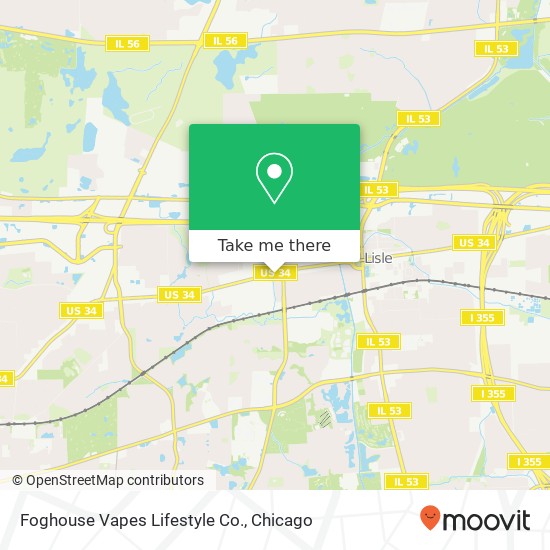 Foghouse Vapes Lifestyle Co. map