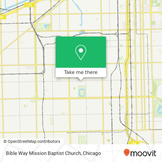 Mapa de Bible Way Mission Baptist Church