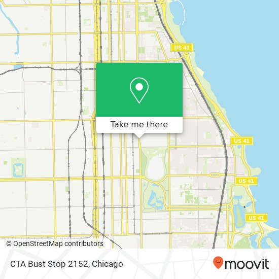 Mapa de CTA Bust Stop 2152