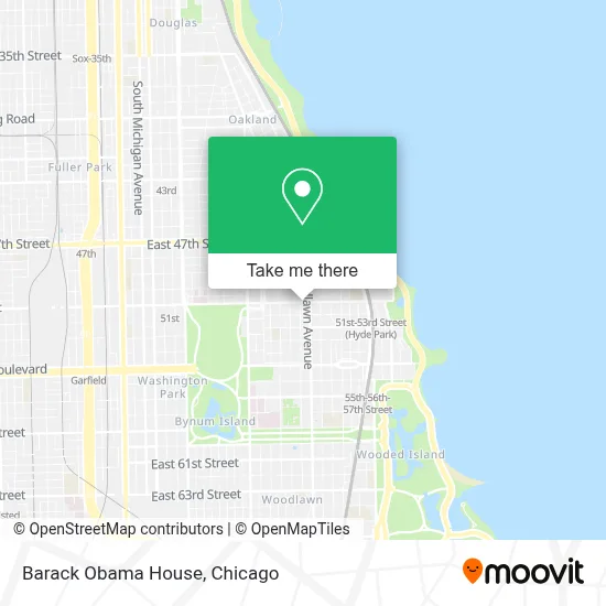 Barack Obama House map