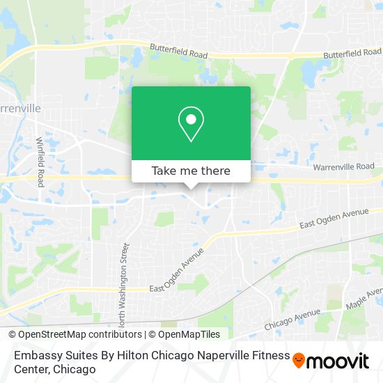 Mapa de Embassy Suites  By Hilton Chicago Naperville Fitness Center
