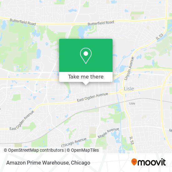 Amazon Prime Warehouse map