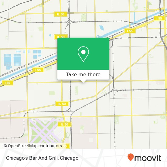 Chicago's Bar And Grill map