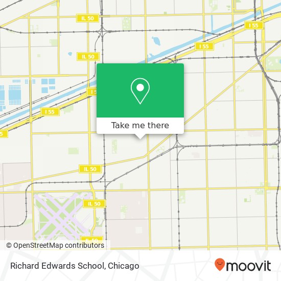 Richard Edwards School map