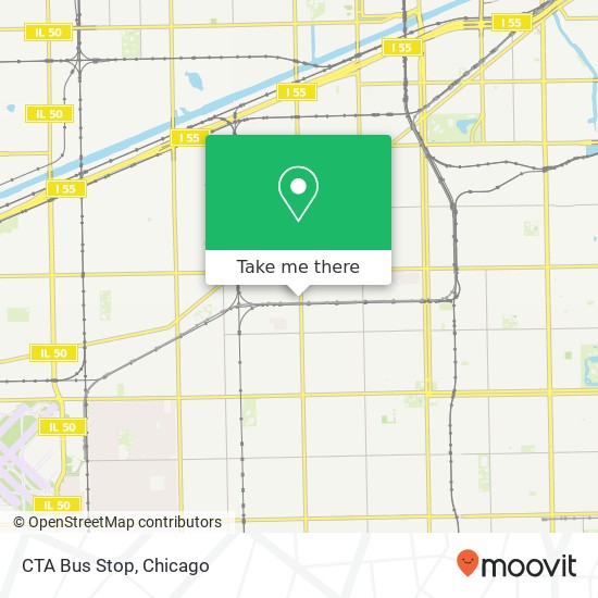 CTA Bus Stop map