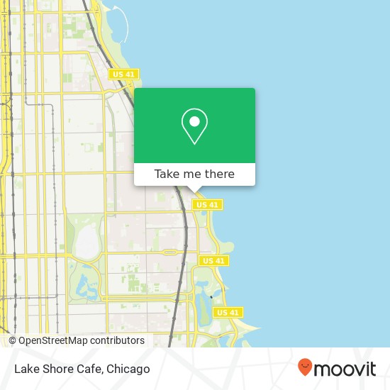 Lake Shore Cafe map