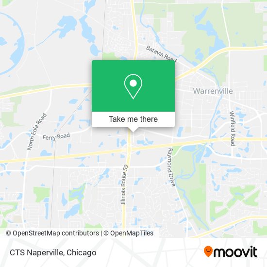 Mapa de CTS Naperville