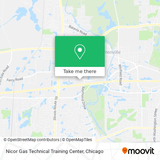 Nicor Gas Technical Training Center map