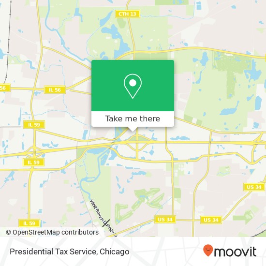 Presidential  Tax Service map