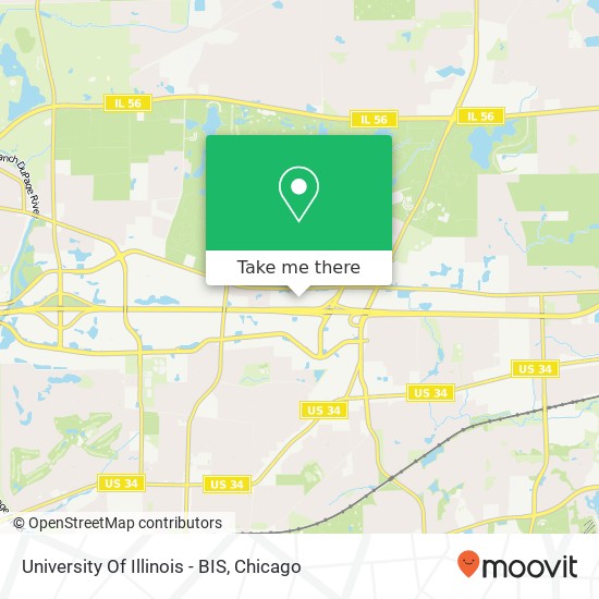 Mapa de University Of Illinois - BIS