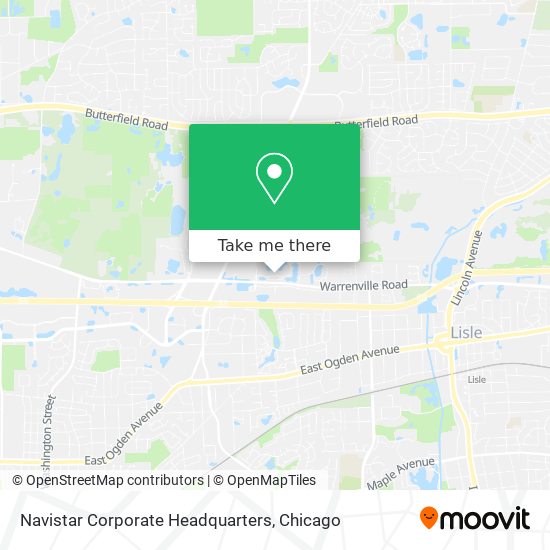 Navistar Corporate Headquarters map