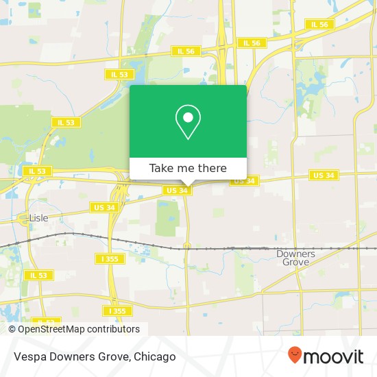 Mapa de Vespa Downers Grove