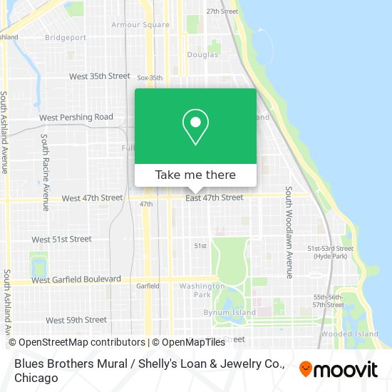 Mapa de Blues Brothers Mural / Shelly's Loan & Jewelry Co.