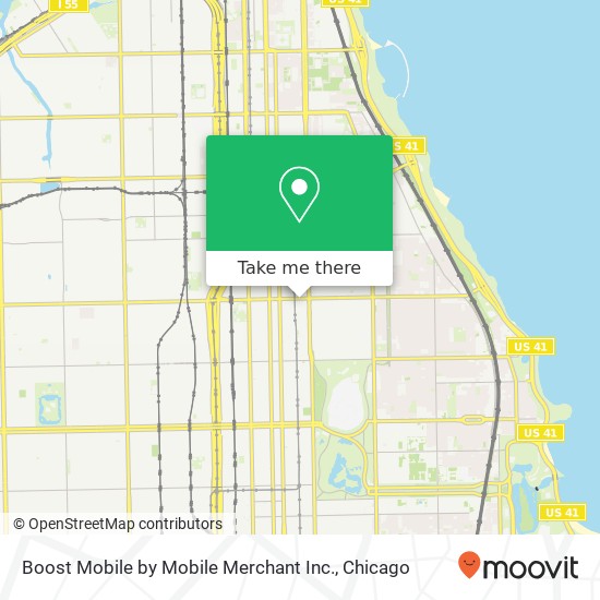 Mapa de Boost Mobile by Mobile Merchant Inc.