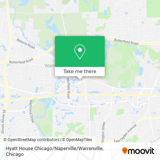 Hyatt House Chicago / Naperville / Warrenville map
