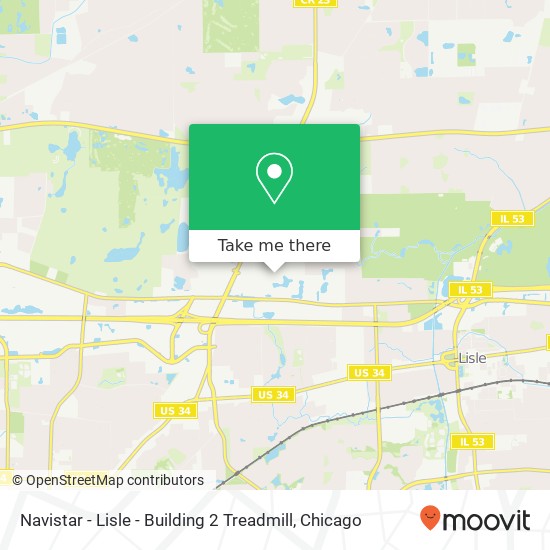 Navistar - Lisle - Building 2 Treadmill map