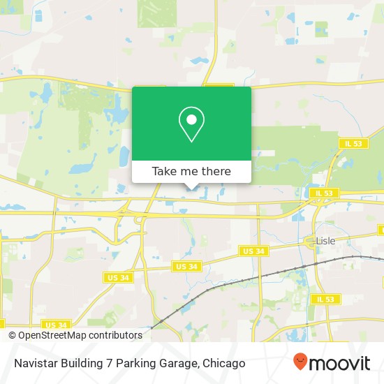 Mapa de Navistar Building 7 Parking Garage