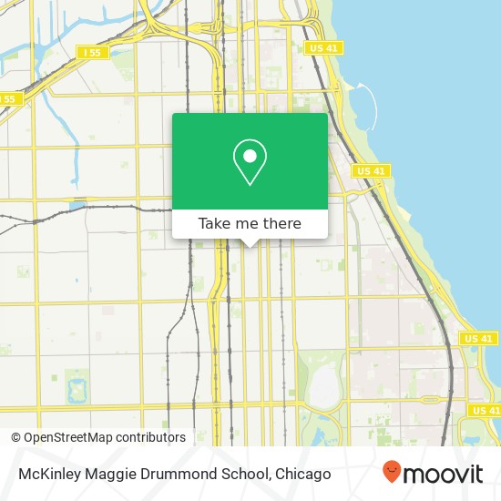 McKinley Maggie Drummond School map