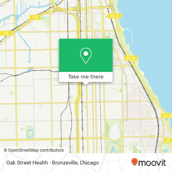 Oak Street Health - Bronzeville map