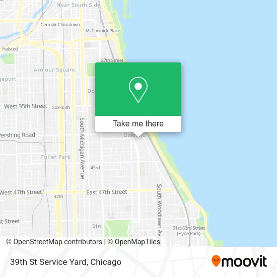 39th St Service Yard map