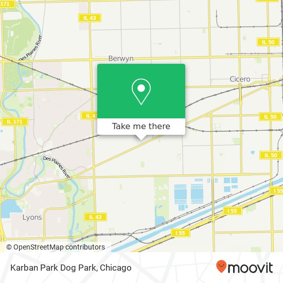 Karban Park Dog Park map