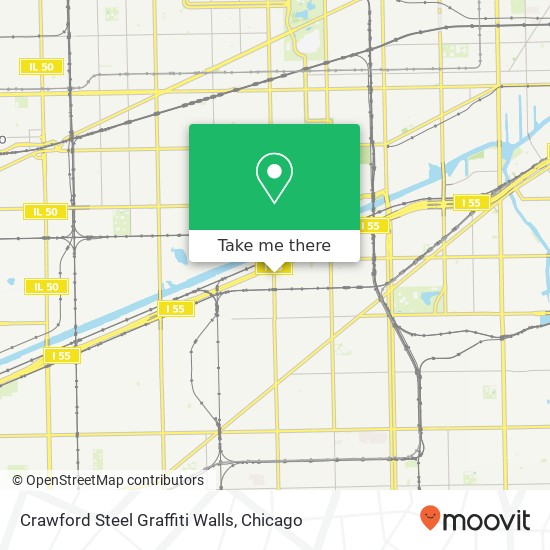 Crawford Steel Graffiti Walls map