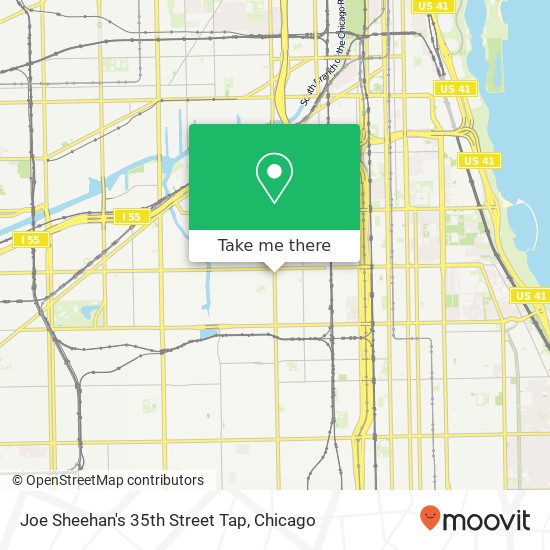 Joe Sheehan's 35th Street Tap map