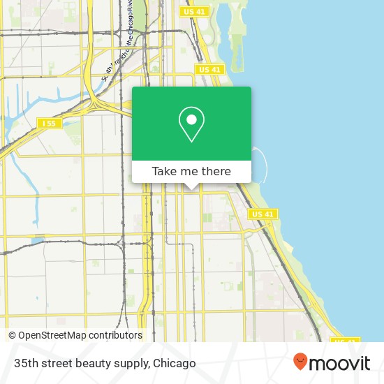 Mapa de 35th street beauty supply