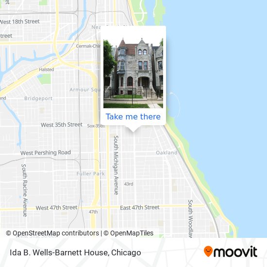 Ida B. Wells-Barnett House map