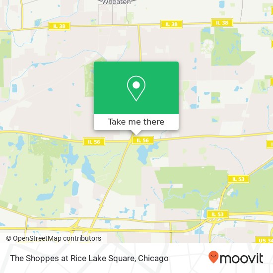 The Shoppes at Rice Lake Square map
