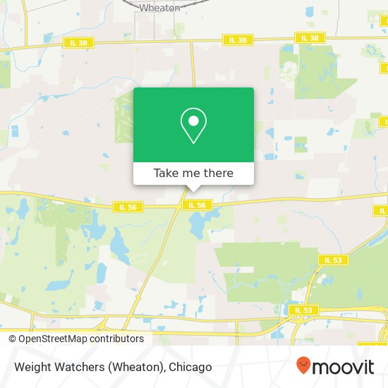 Weight Watchers (Wheaton) map