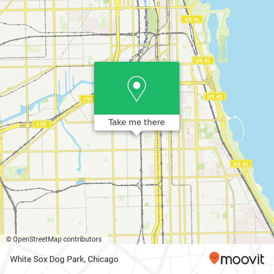 Mapa de White Sox Dog Park