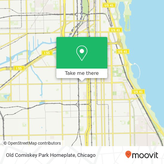 Mapa de Old Comiskey Park Homeplate