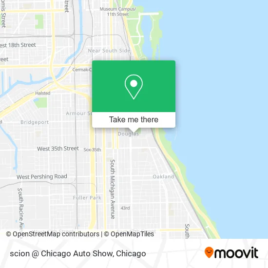scion @ Chicago Auto Show map