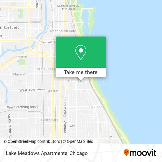 Mapa de Lake Meadows Apartments